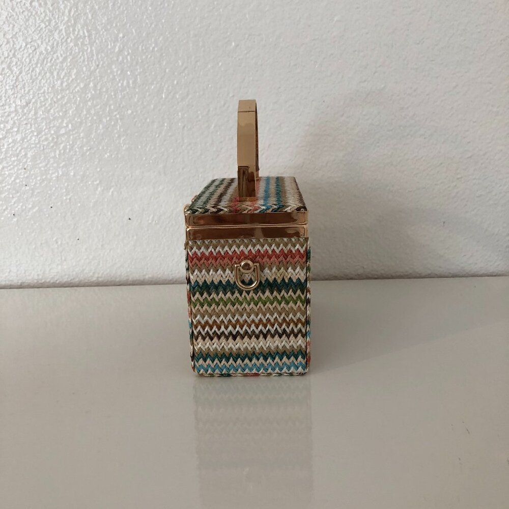 Zara Mini Raffia Bag - Picture 3 of 7